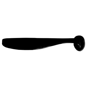 Мягк.приманки LureMax SLIM SHAD 2''/5см, LSSLS2-006 Black (10 шт.)